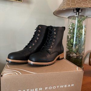 Portland Leather Patina womens lace up boots 7.5